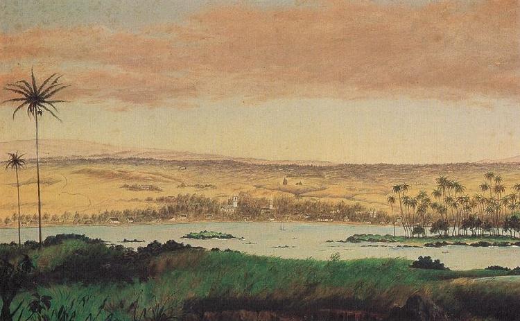 Edward Bailey View of Hilo Bay oil painting picture